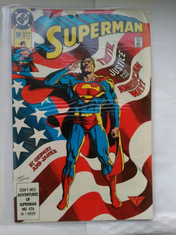 Komiks Superman 53 March 1991