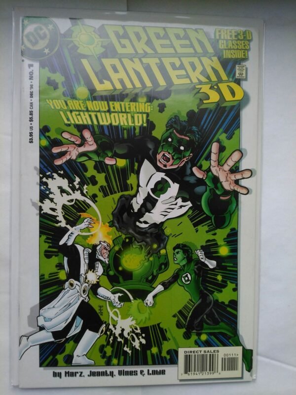 Komiks Green Lantern 3D+Okulary 1998