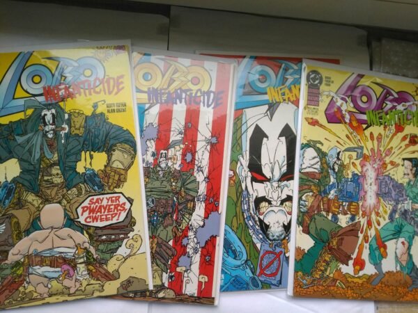 3066.jpg 4 x Komiks Lobo Infanticide 1-4 1992
