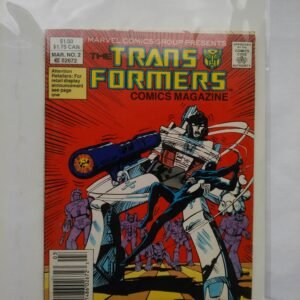 Komiks Transformers 2 Mini Format Spiderman 1987