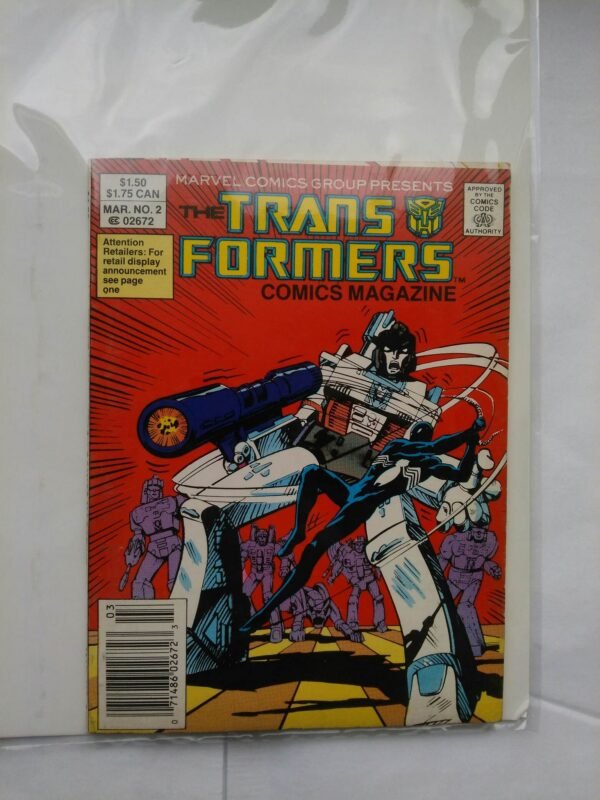 3072.jpg Komiks Transformers 2 Mini Format Spiderman 1987
