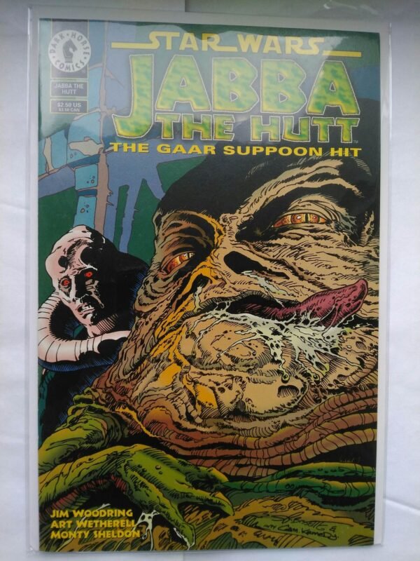 Komiks Star Wars Jabba The Hut THE GAAR SUPPOON HIT 1 1995