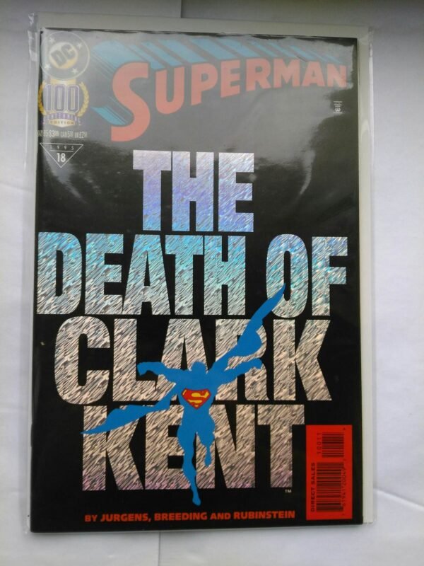 Komiks Superman 100 Death of Clark Kent 1995