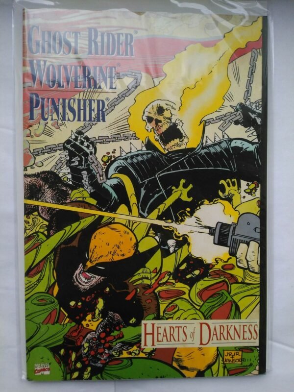 Komiks Ghost Rider Wolverine Punisher Hearts of Darkness 1991