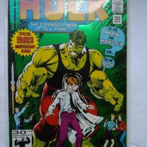 Komiks Hulk 393 May 1992 30th Anniversary Foil Cover