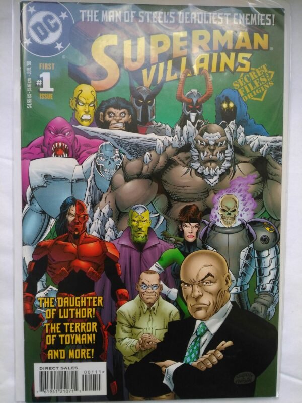 Komiks Superman Villains 1 Jun 1998