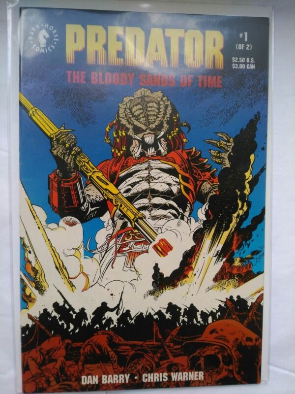 3106.jpg 2 x Komiks Predator The Bloody Sands of Time Full Run 1992