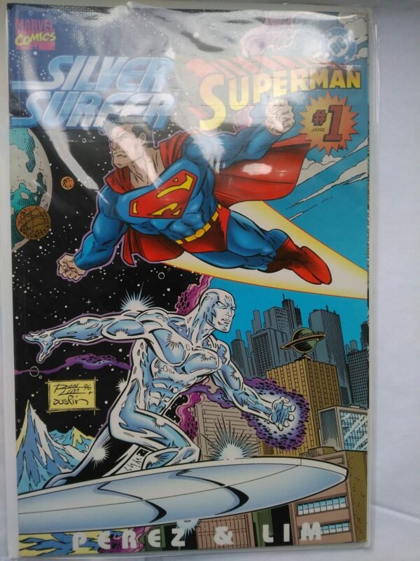 Komiks Superman Silver Surfer 1 Novel 1997