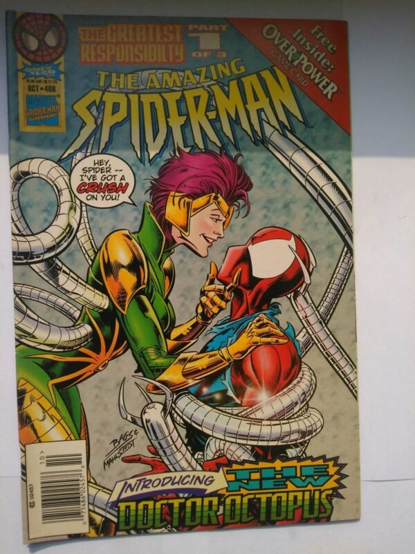 Komiks Amazing Spiderman 406 Oct 1995 1st App Female Dr Octopus