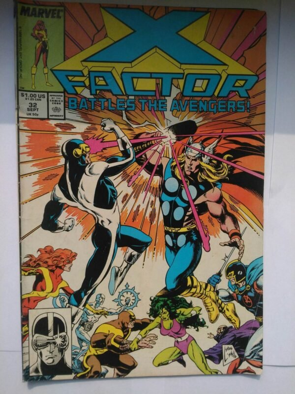 3148.jpg Komiks X-Factor 32 Sept 1988 Battles The Avengers