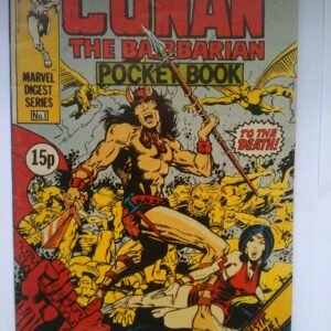 Komiks Conan the Barbarian Pocket Book 1 1980 UK
