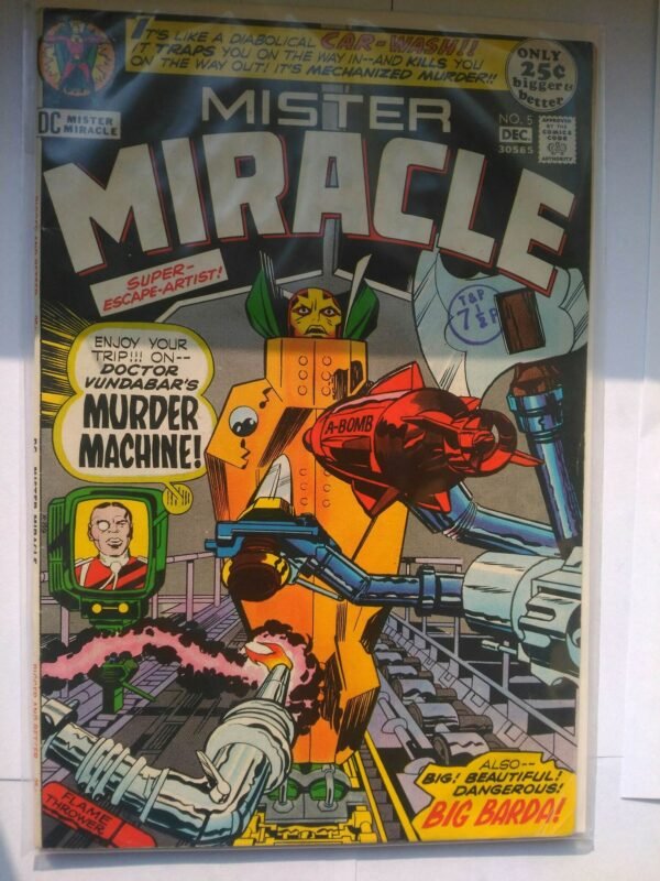 Komiks Mister Miracle 5 Dec 1971 Jack Kirby
