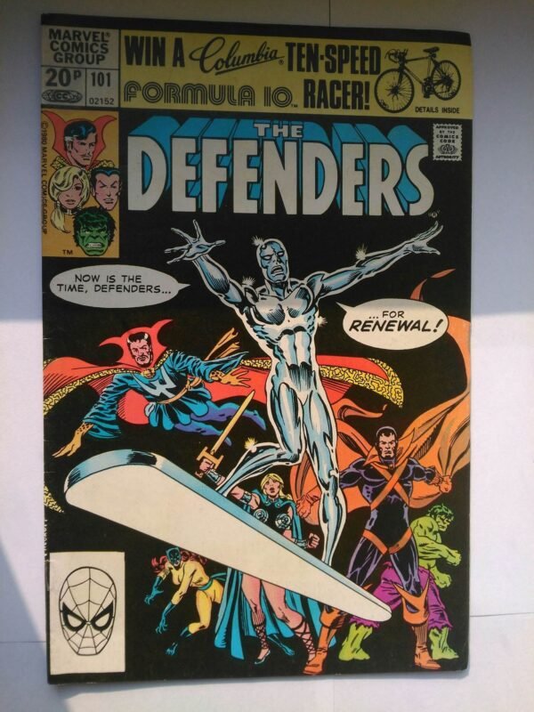 Komiks The Defenders 101 1980 UK