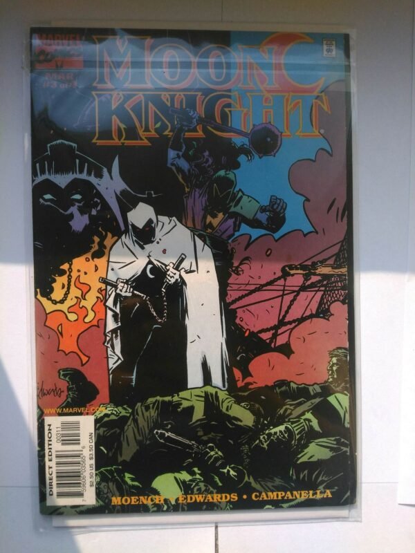 3186.jpg 3 x Komiks Moon Knight 1 3 4 1998 Mini Seria Moensch
