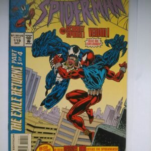 Komiks Web of Spiderman 119 Dec 1994 1st App Kaine