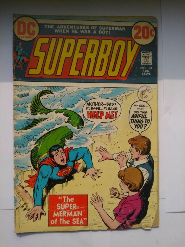 Komiks Superboy 194 April 1973