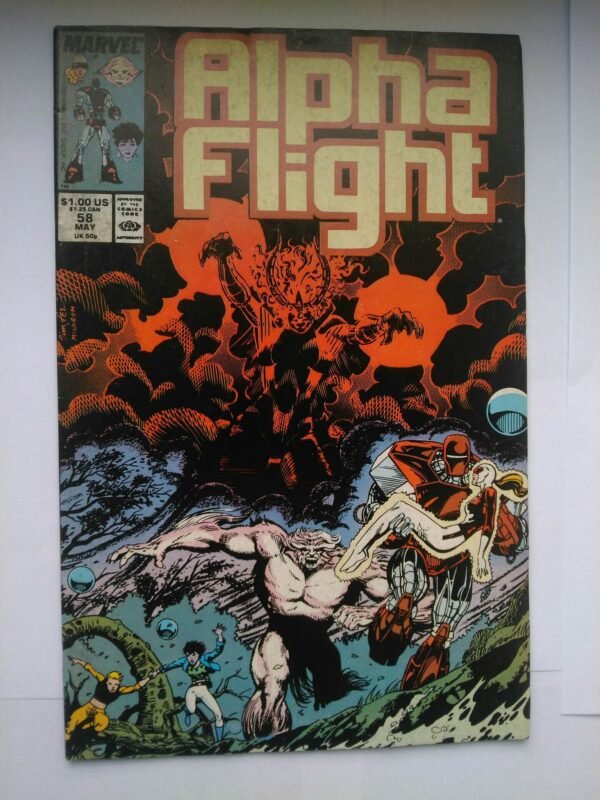 Komiks Alpha Flight 58 May 1988