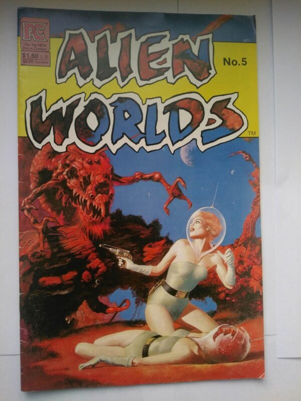 Komiks Alien Worlds 5 Dec 1983 Sci Fi