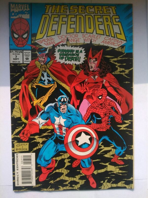 Komiks Secret Defenders 7 Sept 1993