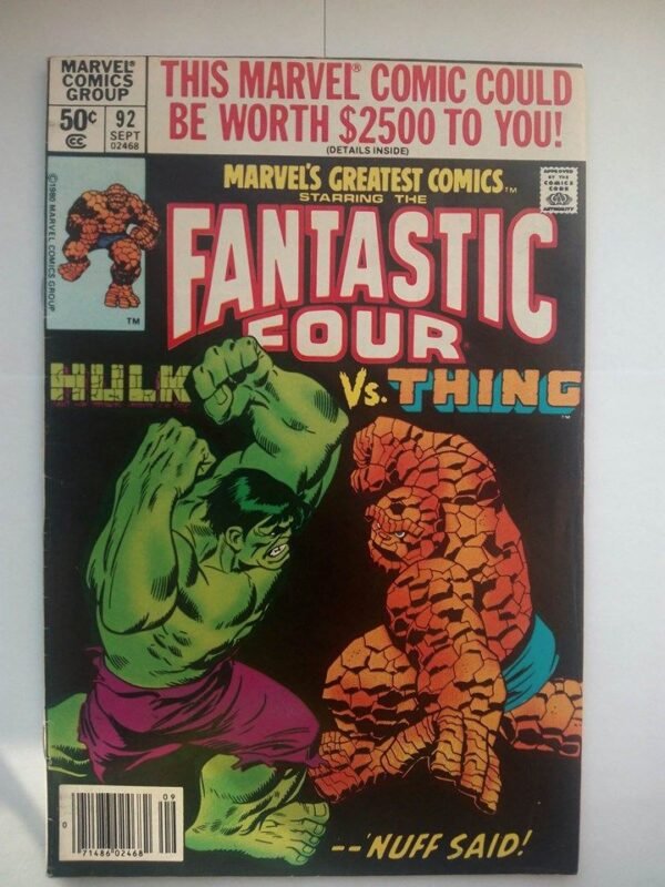 Komiks Marvels Greatest Comics  92 September 1980
