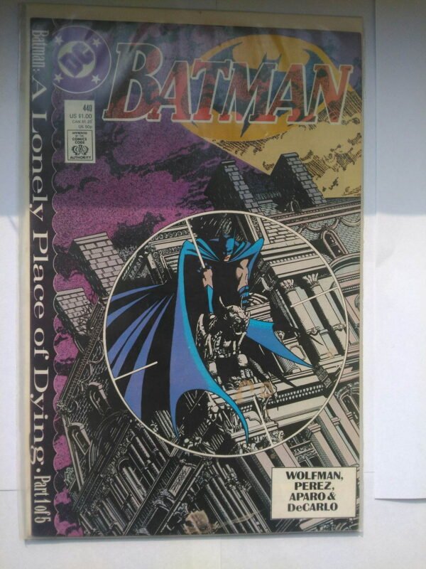 Komiks Batman 440 1989