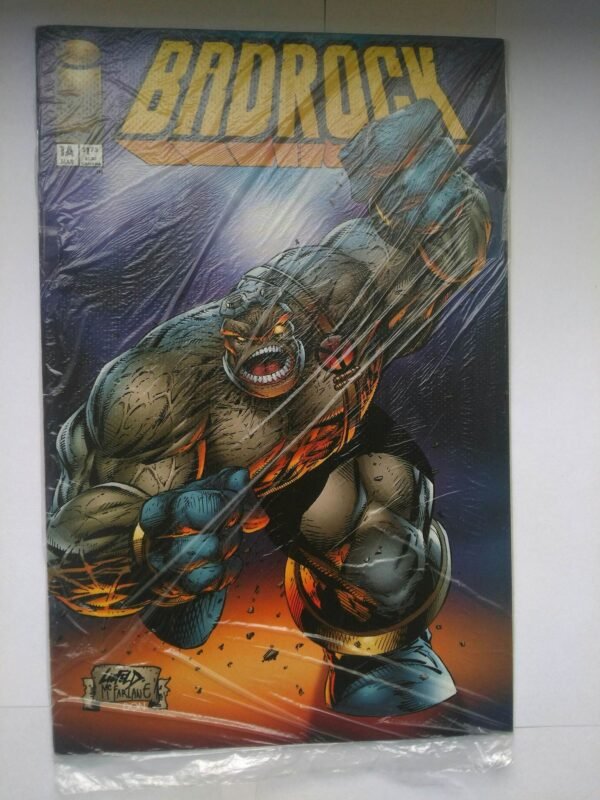 Komiks Badrock 1A March 1995 McFarlane Cover