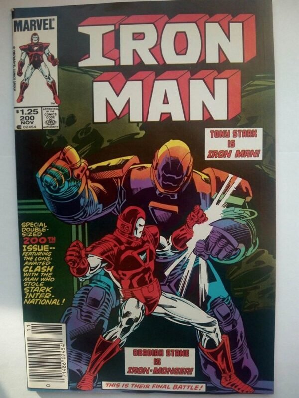 328.jpg Komiks Iron Man 200 Double Sized November 1985