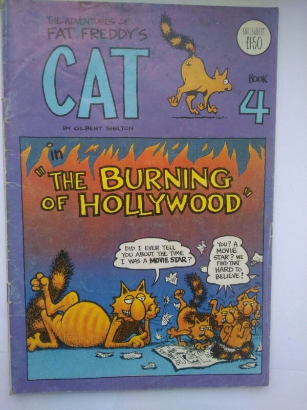 Komiks Adventures of Fat Freddys Cat 4 1989