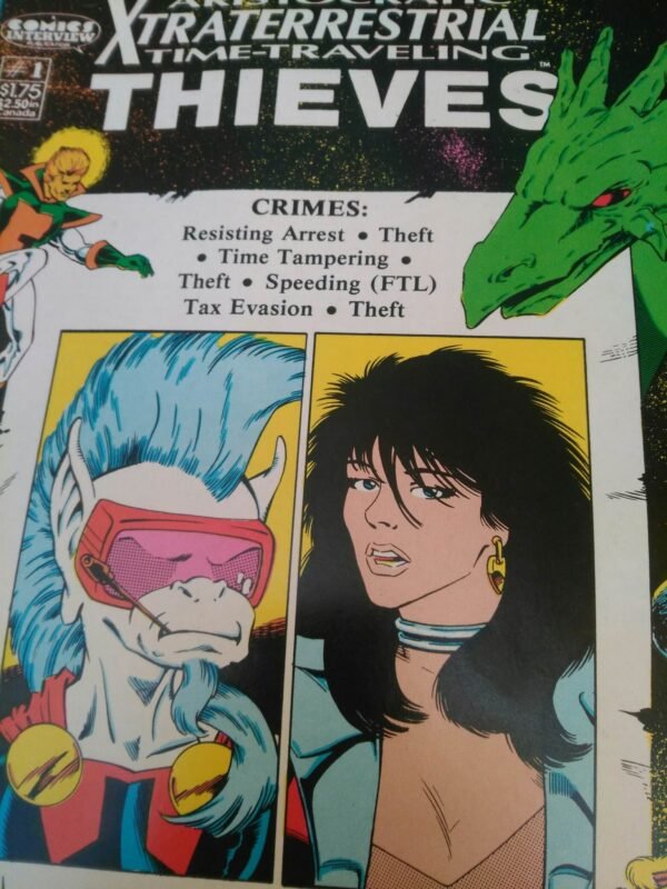Komiks Xtraterrestrial Thieves 1 1986