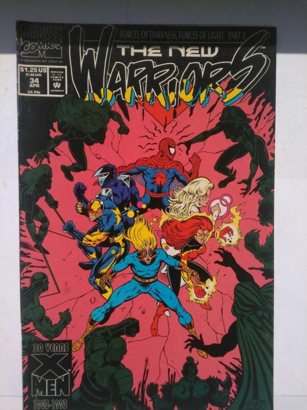 Komiks The New Warriors 34 April 1993
