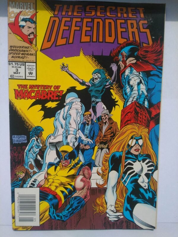 Komiks The Secret Defenders 3 May 1993