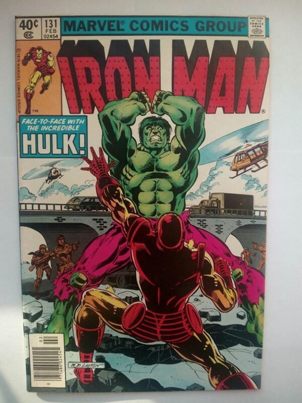 Komiks 3 x Iron Man 131-133 Iron Man vs. Hulk 1980