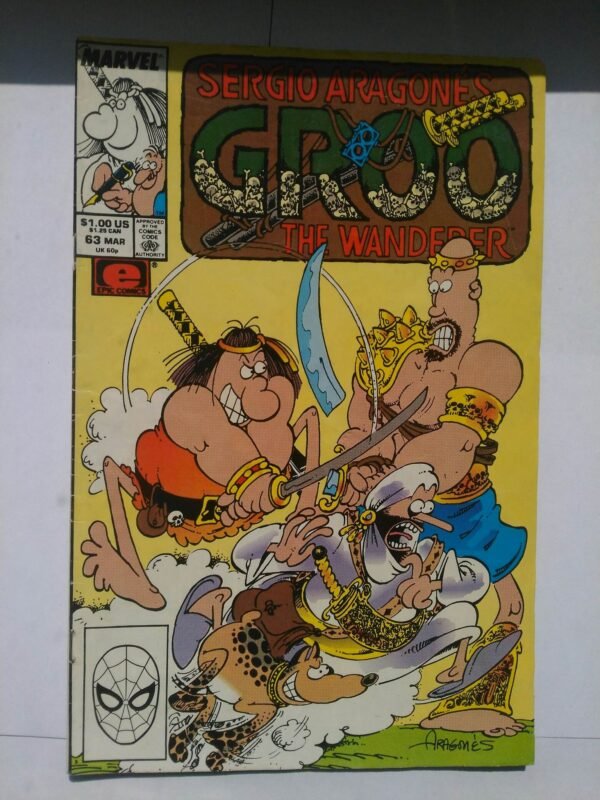 Komiks Groo The Wanderer 63 March 1990