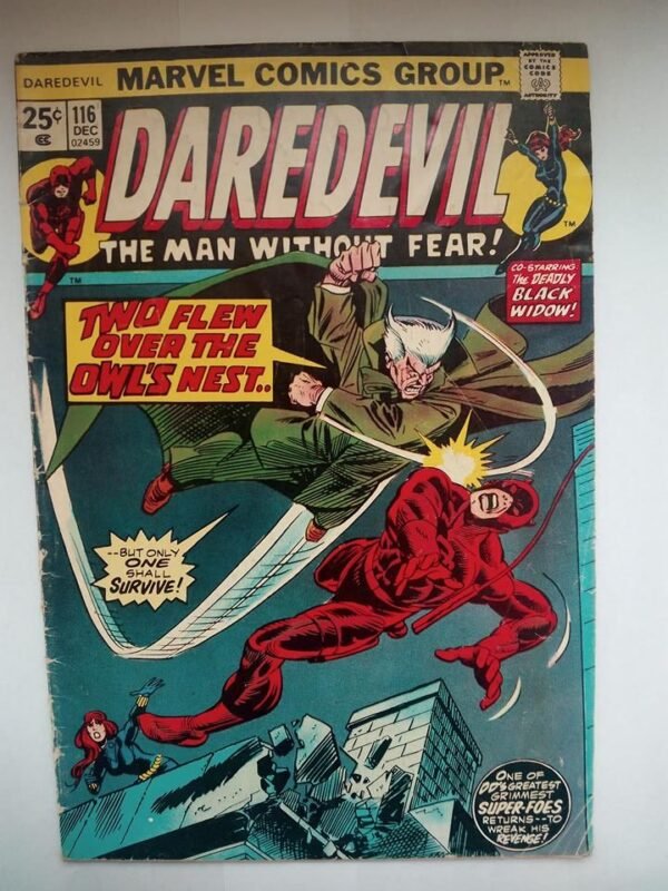 Komiks Daredevil 116 December 1974