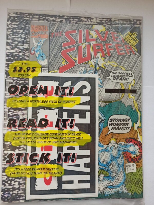 Komiks Silver Surfer 85 October 1993 Selaed + Dirt Magazine