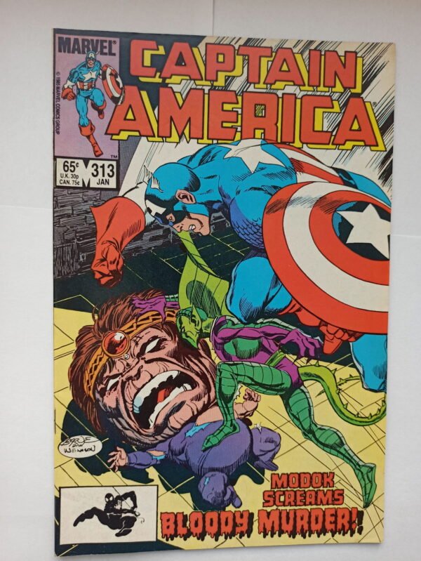 Komiks Captain America 313 January 1986 Death of MODOK