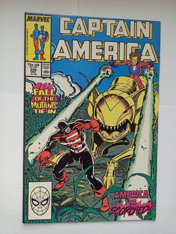 3421.jpg Komiks Captain America 339 March 1988