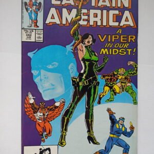 Komiks Captain America 342 June 1988 1st App Coachwip