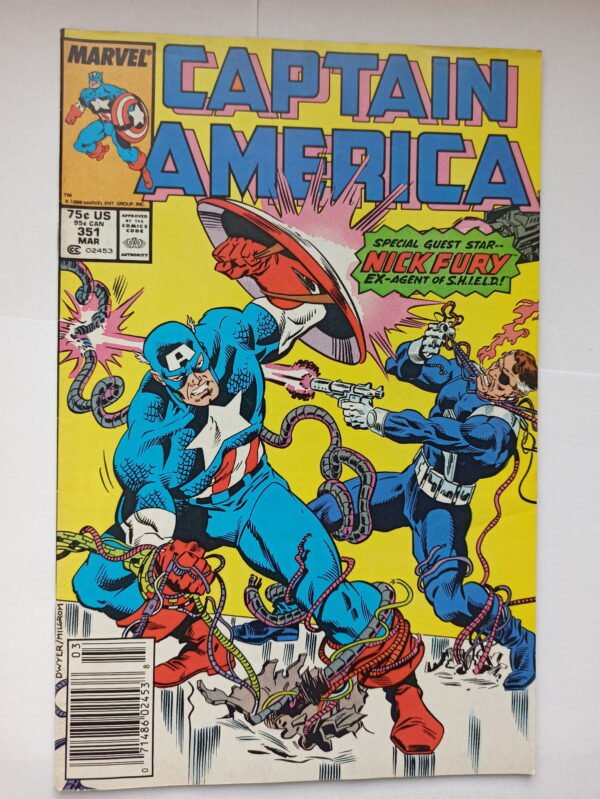Komiks Captain America 345 September 1988