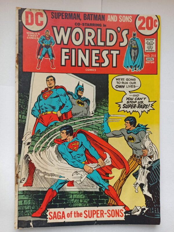 Komiks Worlds Finest 215 Jan 1972 2nd App Supersons
