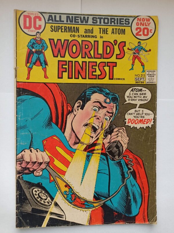Komiks Worlds Finest 213 Sept 1972