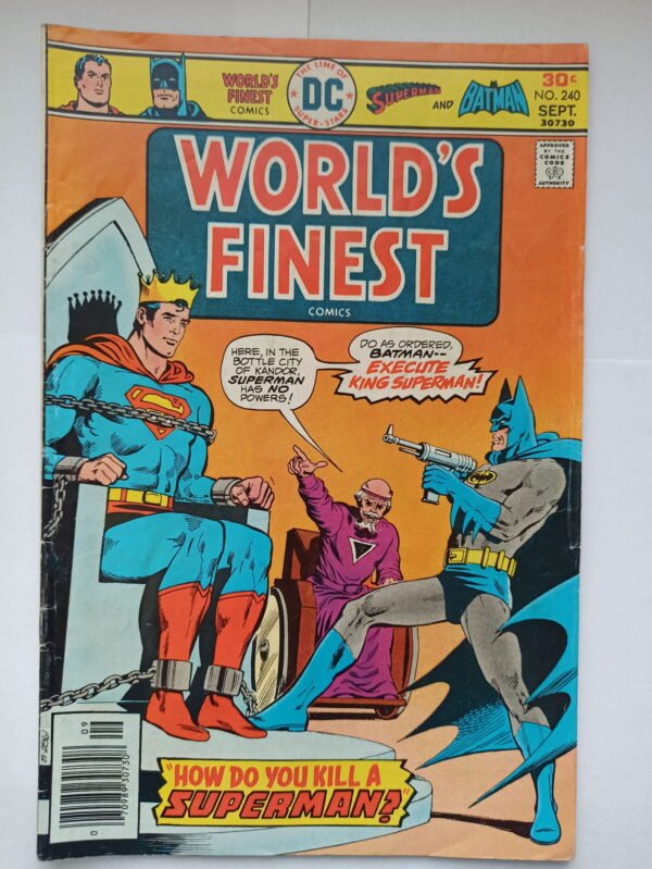 Komiks Worlds Finest 240 Sept 1976