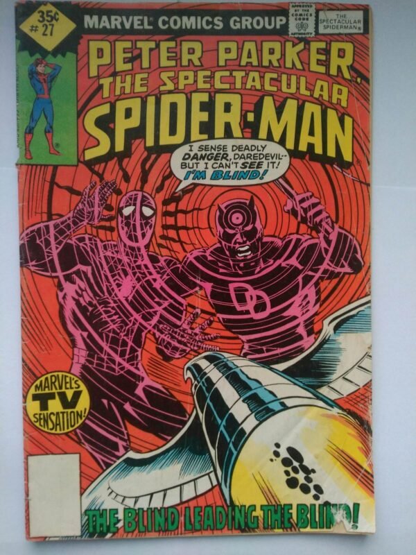 Komiks Spectacular Spiderman 27 Feb 1979 First Frank Miller Daredevil art