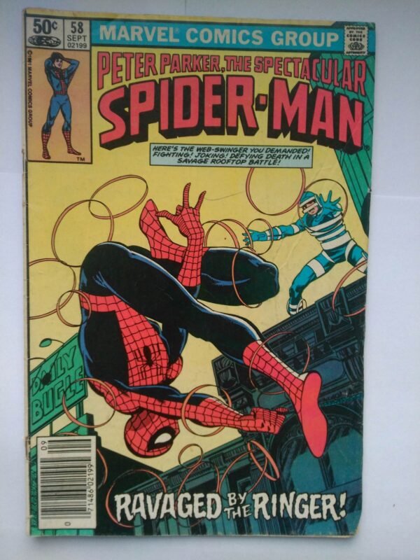 Komiks Spectacular Spiderman 58 Sept 1981 1st App Beetle