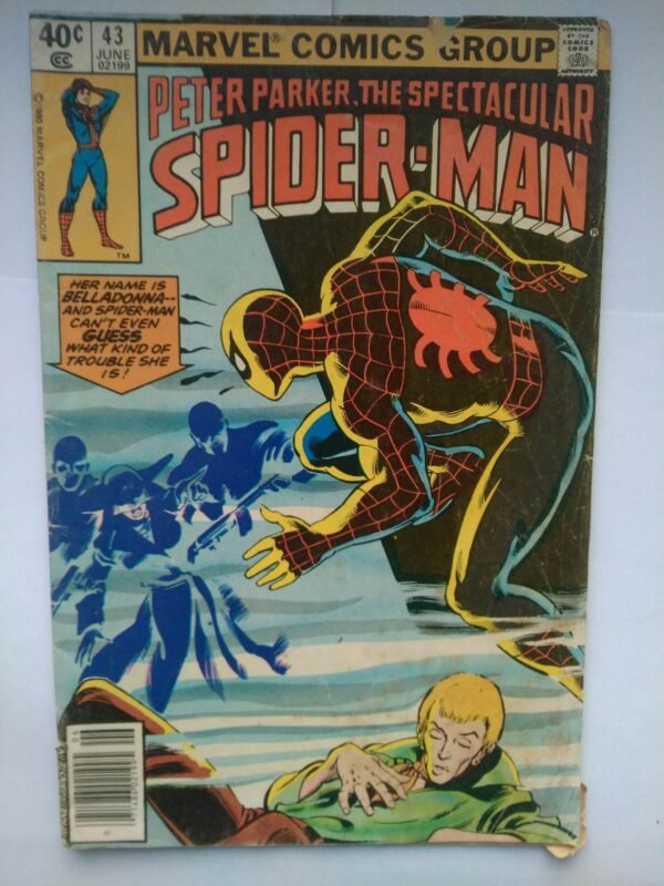 Komiks Spectacular Spiderman 43 June 1980 1st App Belladonna