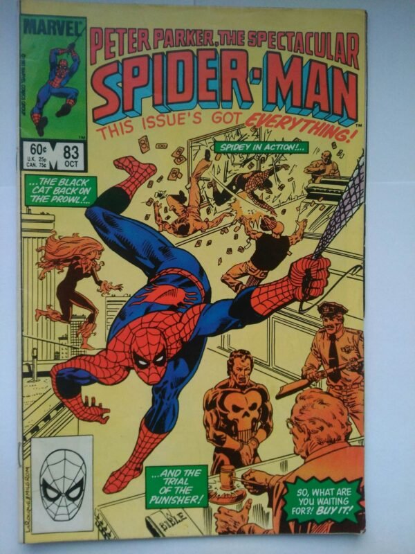 3472.jpg Komiks Spectacular Spiderman 83 Oct 1983 Punisher Retold