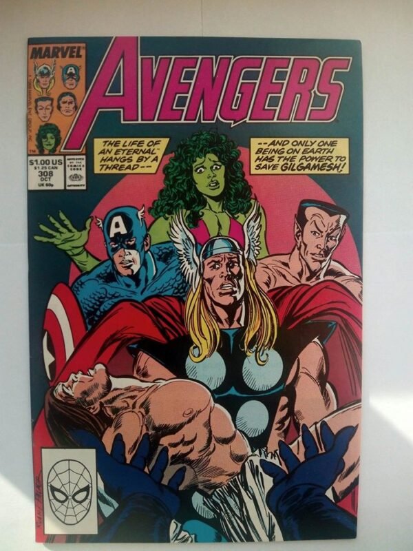 Komiks Avengers 308 October 1989