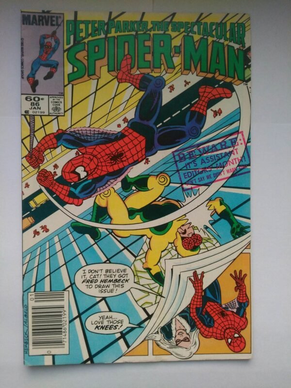 Komiks  Spectacular Spiderman 86 Jan 1984