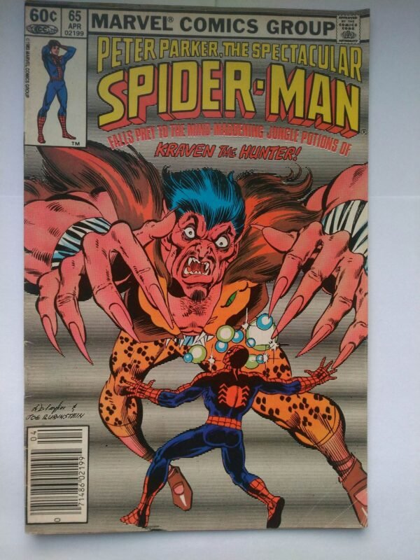 Komiks  Spectacular Spiderman 65 April 1982