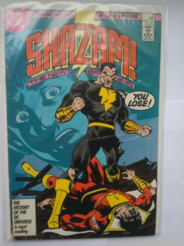 Komiks Shazam New Beginning 3 June 1987
